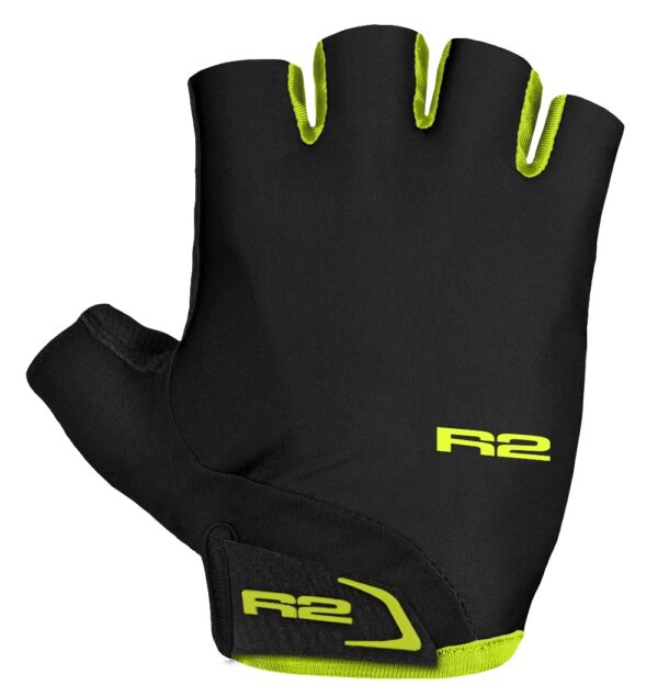 Mănuși R2 RILEY ATR04H Negru/Galben Neon M