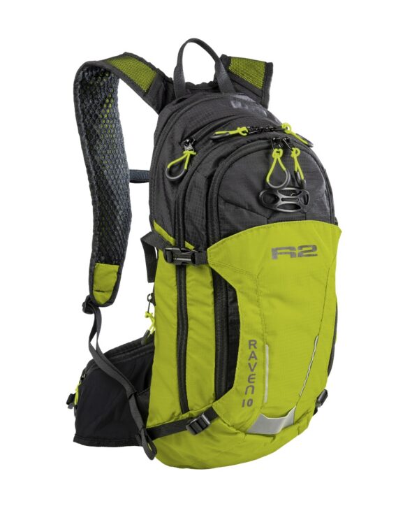 Zaino R2 RAVEN ATBP04D 10L Nero/Verde Neon