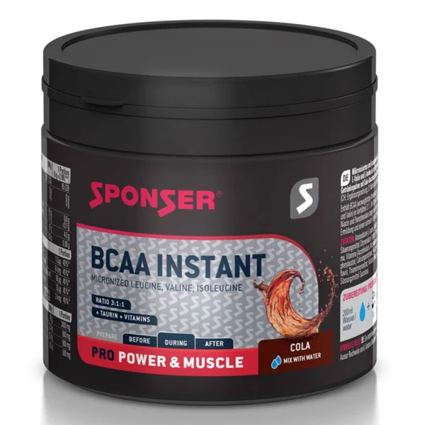 Sponser BCAA INSTANT Aminozuurpoeder Cola 200g
