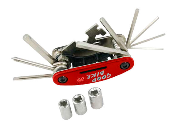 Višenamjenski Alat Bottari GoodBike 15 Funkcija Crveni