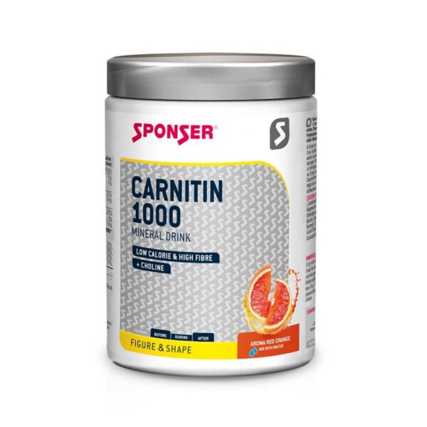 Băutură Sportivă Sponser Carnitin 1000 Portocale Roșii 400g
