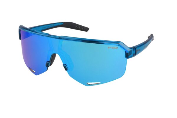Колоездачни Очила R2 FLUKE AT100B5 Сини/Ледено Сини Хромирани Лещи с Калъф