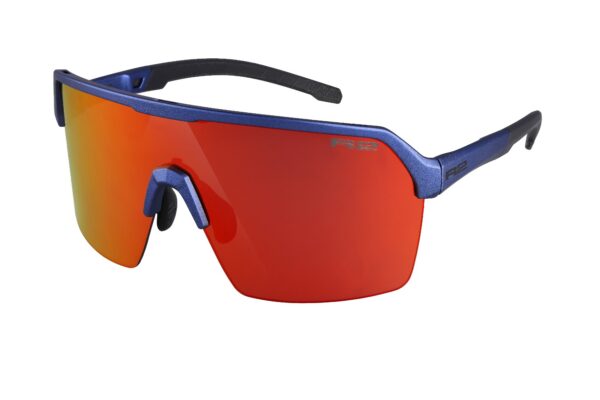 Колоездачни Очила R2 CLIFF AT113F Сини/Черно-Червени Хромирани Лещи с Калъф