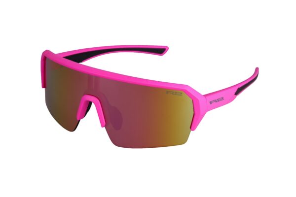 Ochelari Ciclism R2 HYPE AT116B Roz/Lentile Cromate Aurii cu Toc