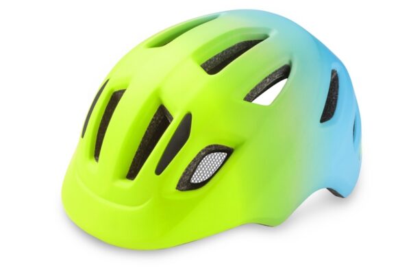 Casco Bambino Inmold R2 PUMP ATH37B/XS Giallo Neon/Blu (46-51cm)