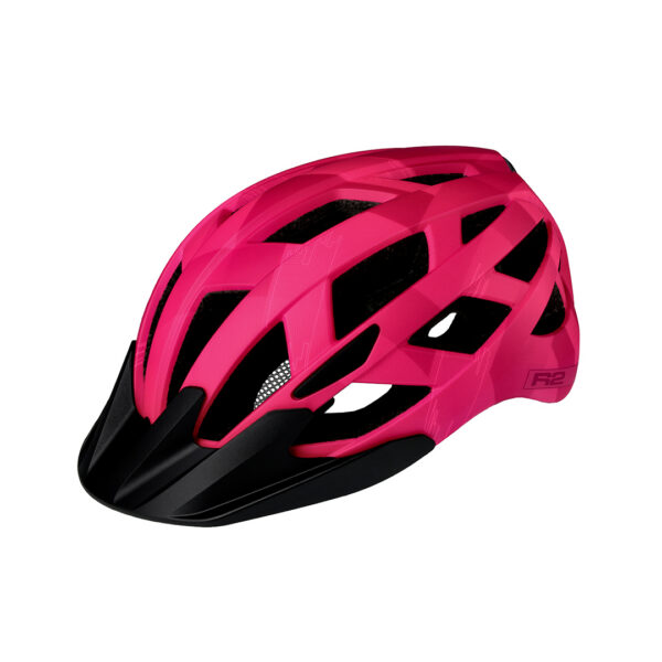 Casco Bambino R2 LUMEN JUNIOR ATH20W/S con LED Rosa (52-55cm)