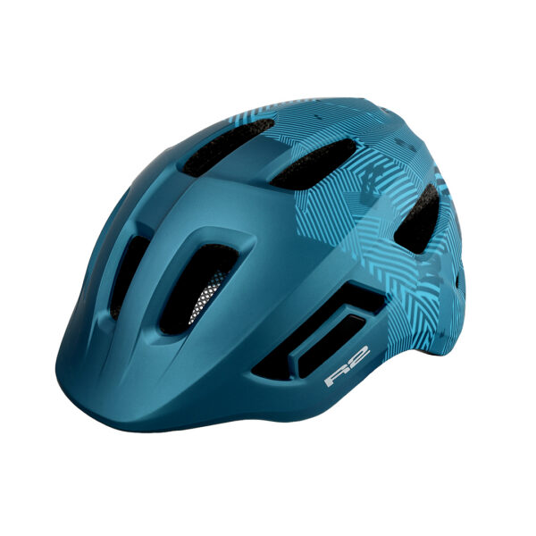 Casco Bambino Inmold R2 PULSE ATH40C/S Blu Petrolio (52-56cm)