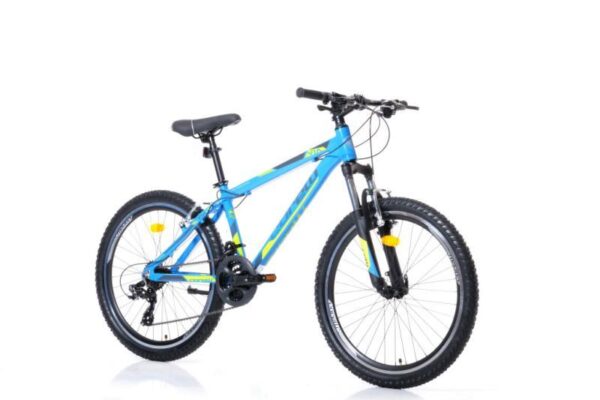 Ľahký detský MTB bicykel Corelli Via 1.3 24" Modrý