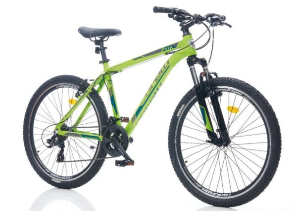 Ľahký detský MTB bicykel Corelli Via 1.3 24" Zelený