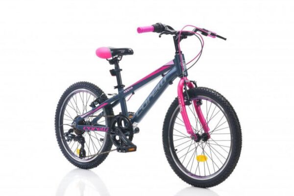 Corelli Regina 20" Lättvikts Barn-MTB Grafit/Rosa