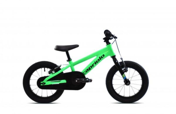 Detský bicykel s protišliapacou brzdou Capriolo LC KID 14" Zelený