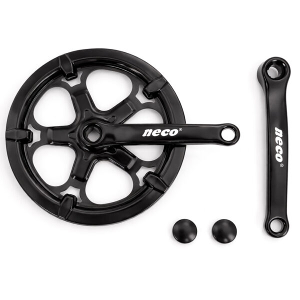 Stål Vevparti 46T 1/8" Fyrkantsaxel med Dubbelt Kedjeskydd & Dammskydd