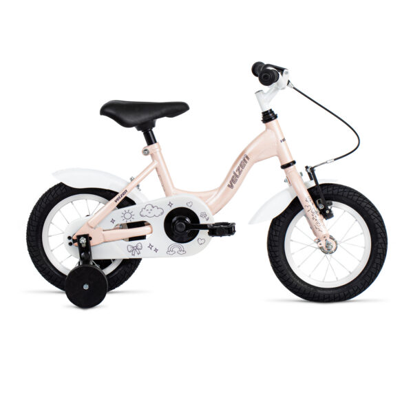 Detský Bicykel Velzen Lindo 12" Púdrová Oranžová