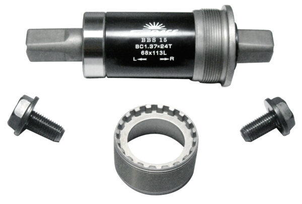 SunRace BBS15 Vierkante Trapas 68x127mm Engels Draad