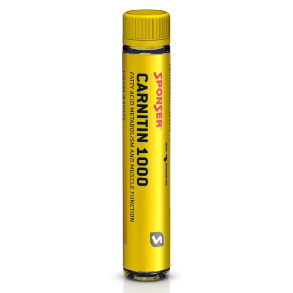 Sponser L-CARNITIN 1000 Праскова Енергиен Бърнър 25ml Ампула