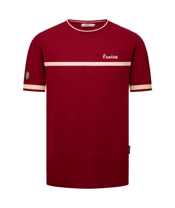 Tričko Santini EROICA JACQUARD Bordó L