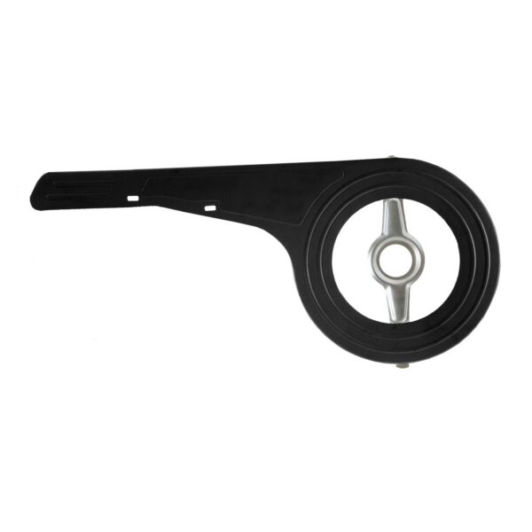 Plastový Kryt Řetězu s Držákem 38-48T 520x230mm Černý