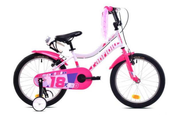 Dětské Kolo Capriolo Kido 18" Bílé