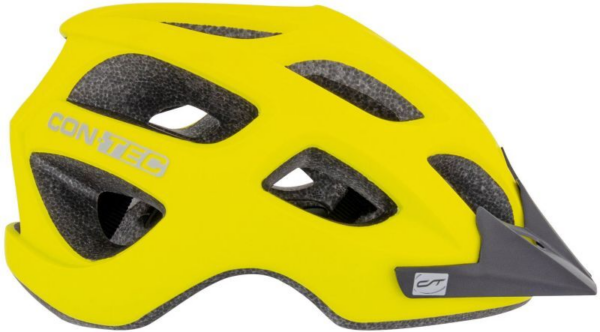 Contec Rok Cykelhjälm [Matt Gul/Svart, M (55-59cm)]