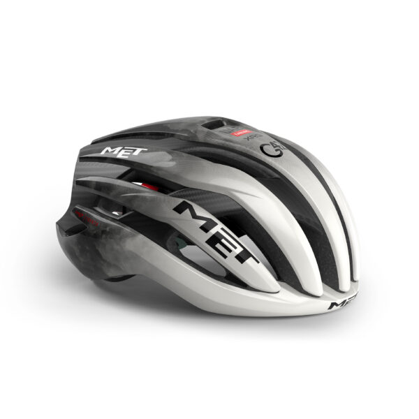 Cască Bicicletă MET Trenta 3K Carbon MIPS UAE Team Edition 2025 [Alb-Gri-Roșu, 52-56 cm (S)]