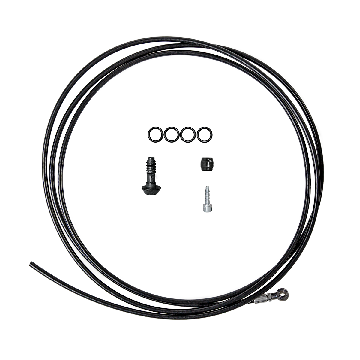 Magura Hydrauliskt Bromsslangskit 90° för MT/CME Modeller Svart 250cm
