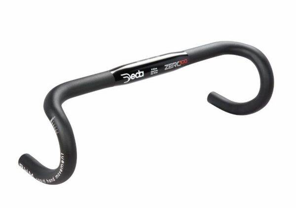 Manubrio Deda Zero100 RHM 31.7x440mm Nero con Logo Bianco