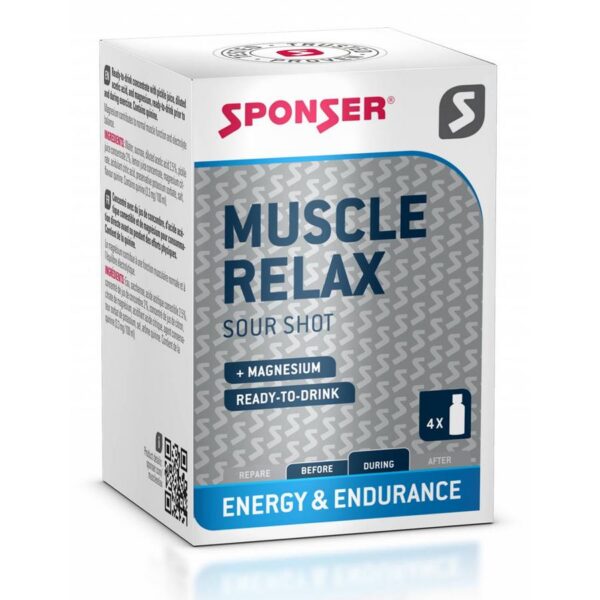 Shot Crampi Muscolari Sponser MUSCLE RELAX Limone 4x30ml