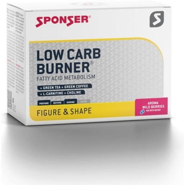 Sponser LOW CARB BURNER Metsamari 20x6.5g Rasvapõletaja Spordijook