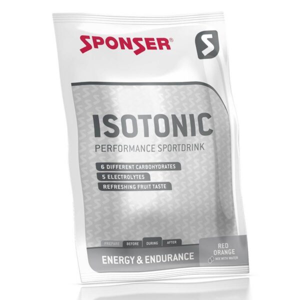 Sponser ISOTONIC Portocale Roșii 52g Plic Pudră Băutură Sportivă Izotonică