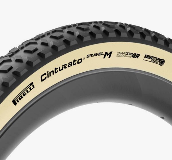 Gravel Plášť Pirelli Cinturato Gravel M Retro HP-Line TLR 40-622 120TPI Béžové Boky Made in Italy