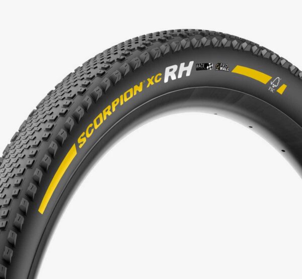 Anvelopă MTB Pirelli Scorpion Race XC H LITE Team Edition TLR 29x2.4 (60-622) 120TPI Logo Galben Made in Italy