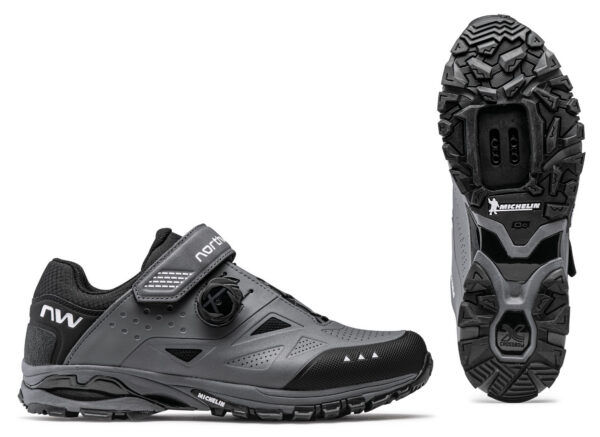 Sapatos MTB All-Mountain Northwave Spider Plus 3 Cinzento Escuro 46
