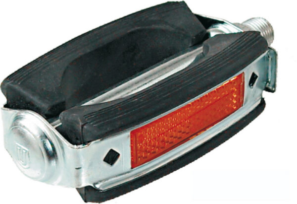 Union SP-689 Sport Pedalen Rubberen Oppervlak Zwart met Reflectoren