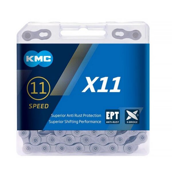 Veriga KMC X11 1/2"x11/128" 118 Členov 11-Redna v Škatli