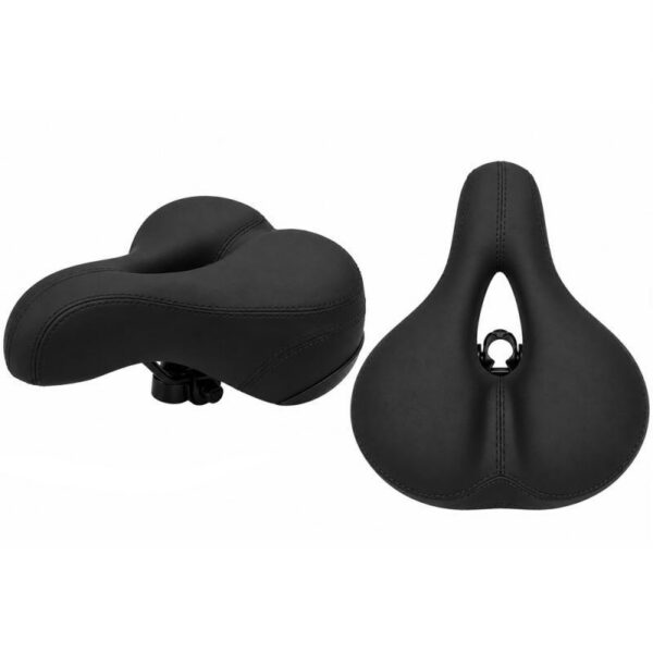 Komfortné Ergo Sedlo s Elastomérmi HSD Čierne 260x210mm