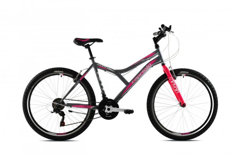 Capriolo Diavolo 600 26" Naiste MTB 19" Raam Grafiit/Roosa