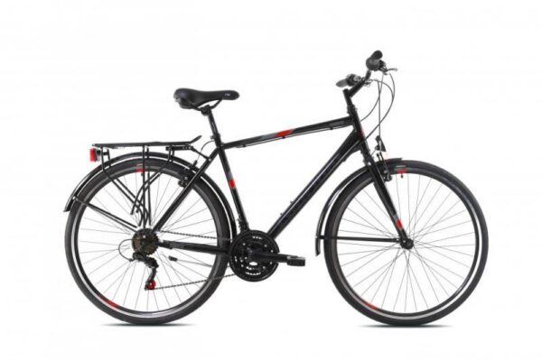 Capriolo Sunrise Man Heren Trekkingfiets 22" Frame Zwart