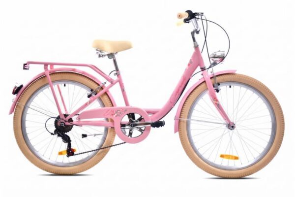 Detský Bicykel Capriolo Ella 24" Ružový