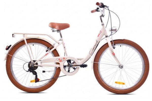 Detský Bicykel Capriolo Ella 24" Béžový