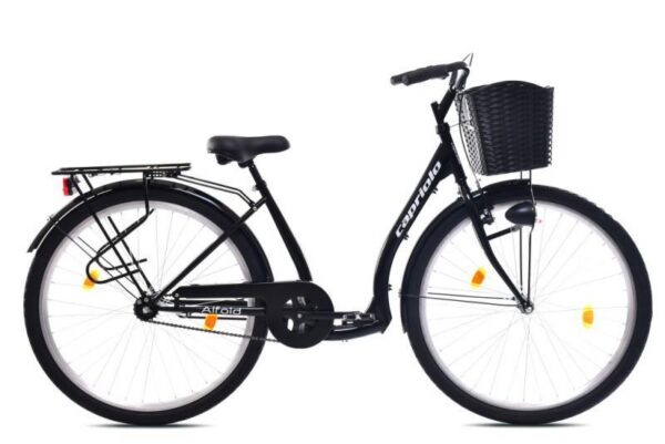 Capriolo Alföld Lage Instap Stadsfiets Zwart 19" Frame