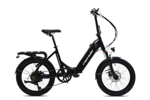 Bicicletă Electrică Pliabilă Capriolo Pedelec Negru