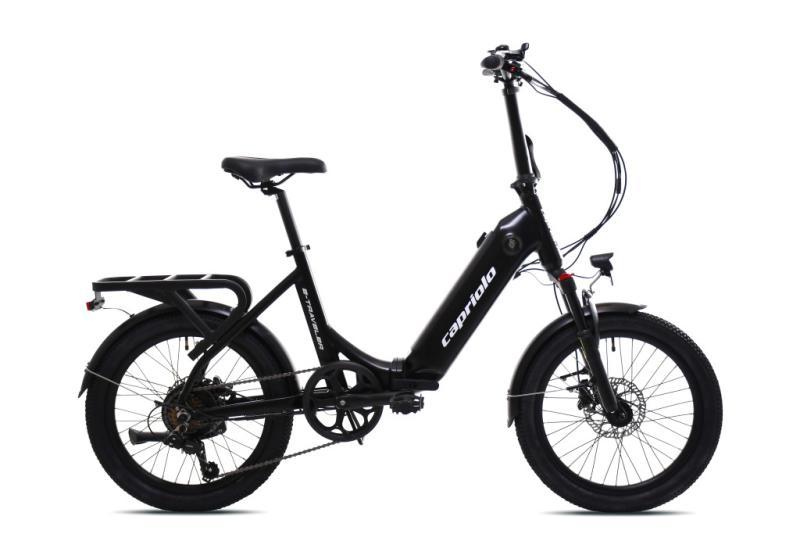 Capriolo Folding E-Bike Elektrische Vouwfiets Zwart