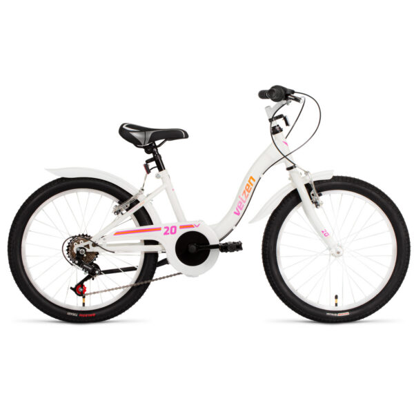 Bicicletta Bambino Velzen Lindo 20" 6 Velocità Bianco