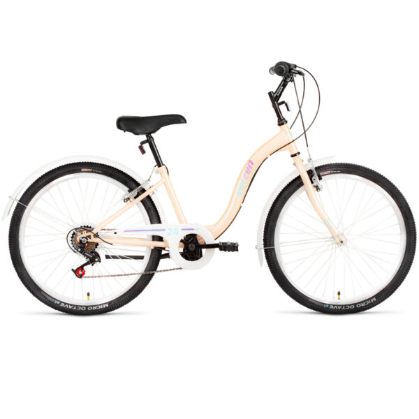 Bicicletă 24" Velzen Lindo 6 Viteze Portocaliu Pudrat