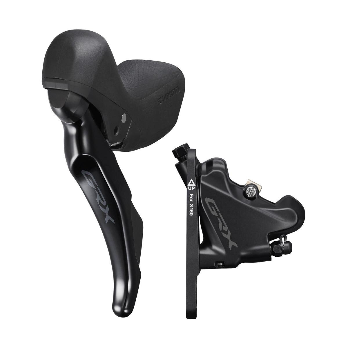 Prednja Hidraulična Disk Kočnica Shimano GRX BR-RX400/ST-RX400-L Flat Mount 2s + Adapter