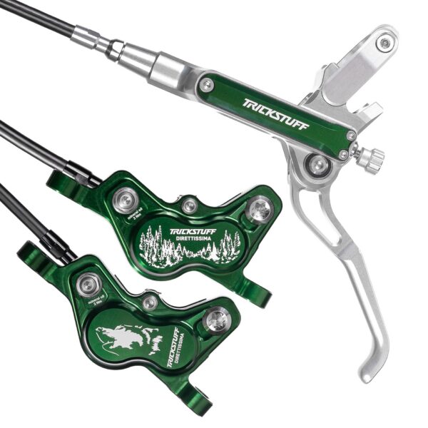 Комплект Дискови Спирачки Trickstuff Direttissima Limited Forest Green/Черен