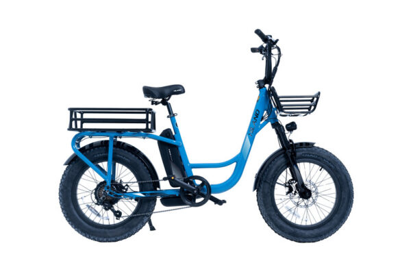 Elektrobicykel Hiland E-Fat 20" Nábojový Motor 48V 500W 720Wh Modrý