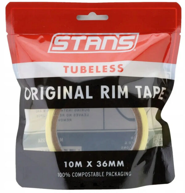 Bezdušová Páska do Ráfiku Stan's NoTubes 10m x 36mm Rola