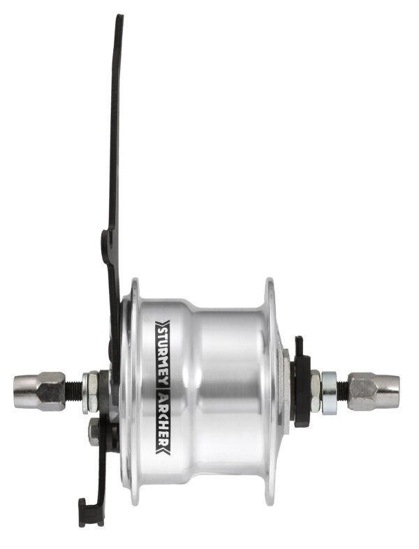 Predný Náboj Sturmey Archer X-FDD Dynamo/Bubnová Brzda 70mm 6V/3.0W 36D Strieborný Alu