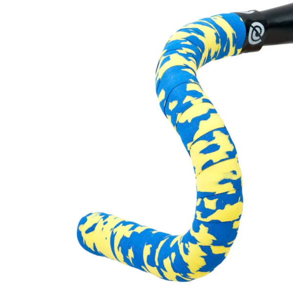 Fita de Guiador Bike Ribbon Cork Speckled Amarelo-Azul